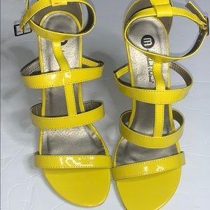 M by Michael Antonio yellow heel